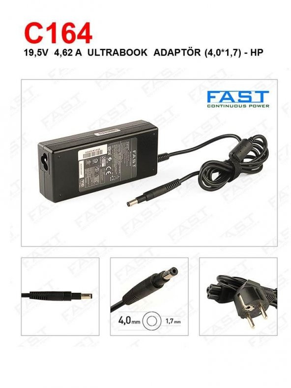 HP ULTRABOOK 19,5V 4,62 A (4,8X1,7MM) LAPTOP ADAPTÖR