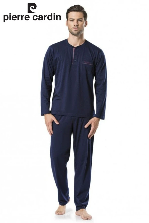 Pierre Cardin Erkek Uzun Kollu Pamuklu Pijama Takımı 5454 - 3