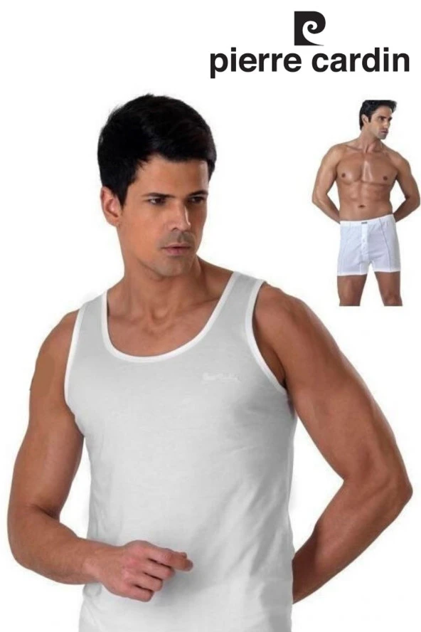 Pierre Cardin Erkek Pamuklu Atlet Boxer Takım 130 - 3
