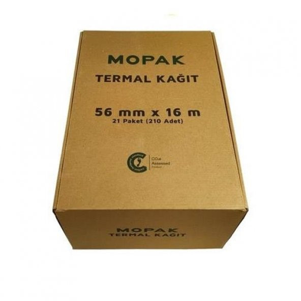 MOPAK TERMAL RULO 56x16  21 PAKET (210 ADET) 1 KOLI