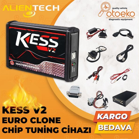Kess V2 Master Version V5.017 Ecu Chip Tuning EuroClone Tokensiz - 1