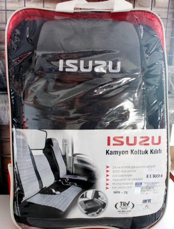 Isuzu NLR-NNR Koltuk Kılıfı Orj. (Siyah-Siyah)2011-2017 Model - 2