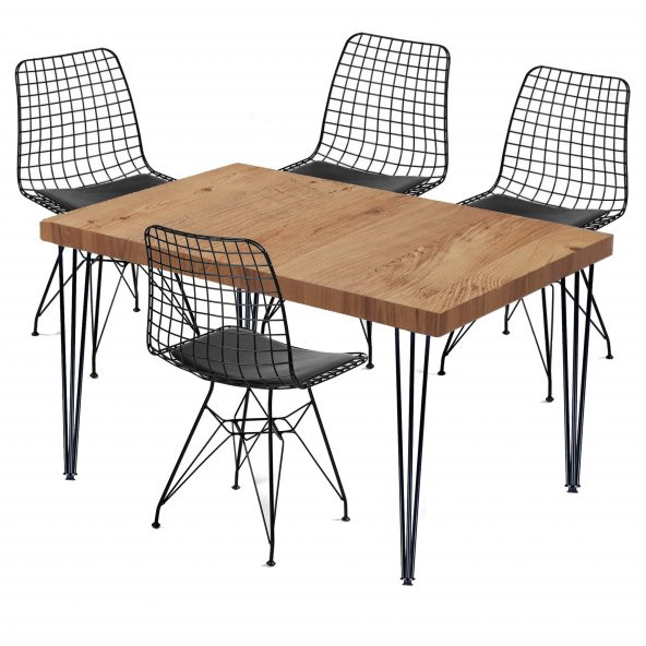 Grande Home Mutfak ve Yemek Masası Takımı 4 Sandalyeli - 2