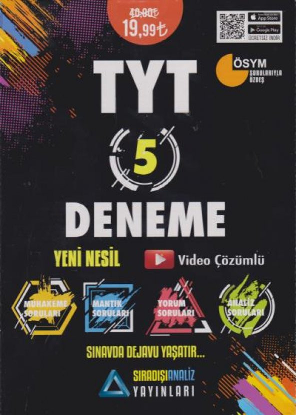 Sıradışı Analiz Yayınları Tyt Li Paket Deneme (Kampanyalı) Klp - 2