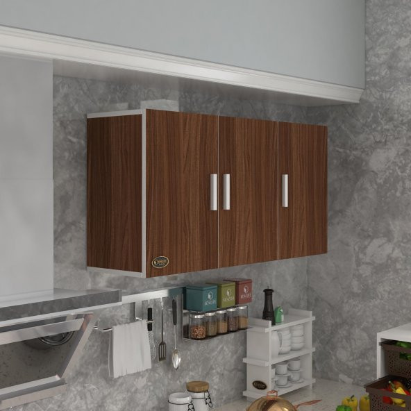 Kenzlife hazır mutfak dirca32 cvz 060*120*32 mutfak banyo dolabı kapaklı raflı