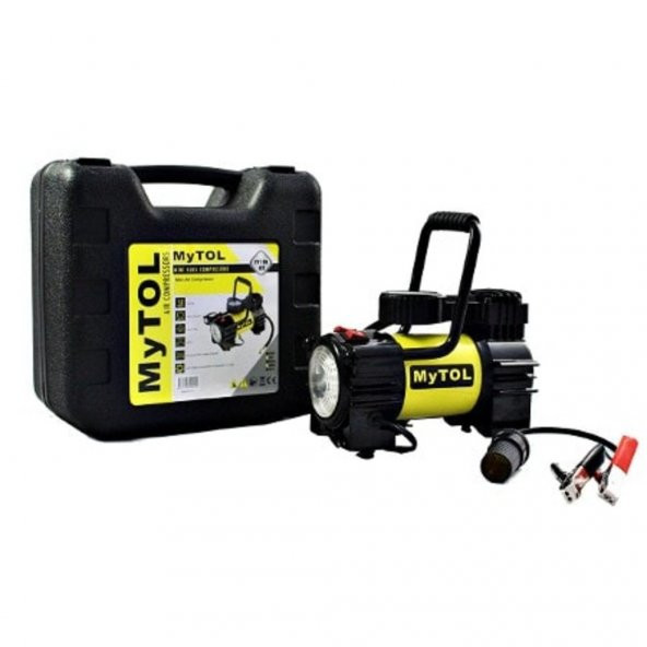 MYTOL 12 V MİNİ ARAÇ KOMPRESÖRÜ METAL GÖVDE ÇAKMAK GİRİŞLİ FY118 - 4
