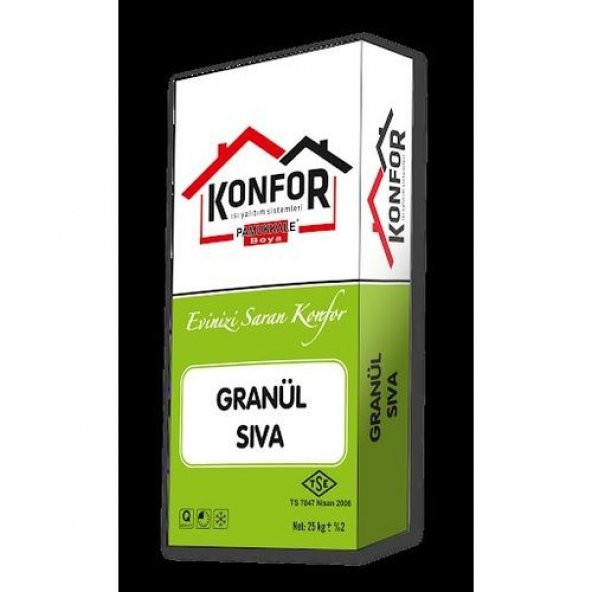 Pamukkale Konfor Granül sıva (1,5-2mm) 25 Kg