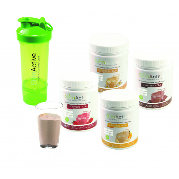 Slim Active Kilo Verme Amaçlı Öğün Yerini Alan Gıda Süt Protein - 8