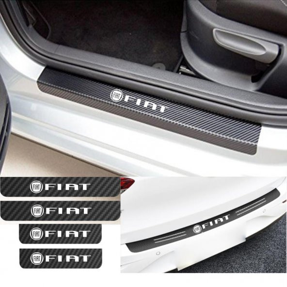 Fiat İdea Bağaj ve Kapı Eşiği Karbon Sticker (SET)