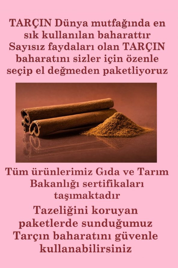 Parmak Tarçın 250 gr Kabuk Tarçın (Çubuk) - Resim 2