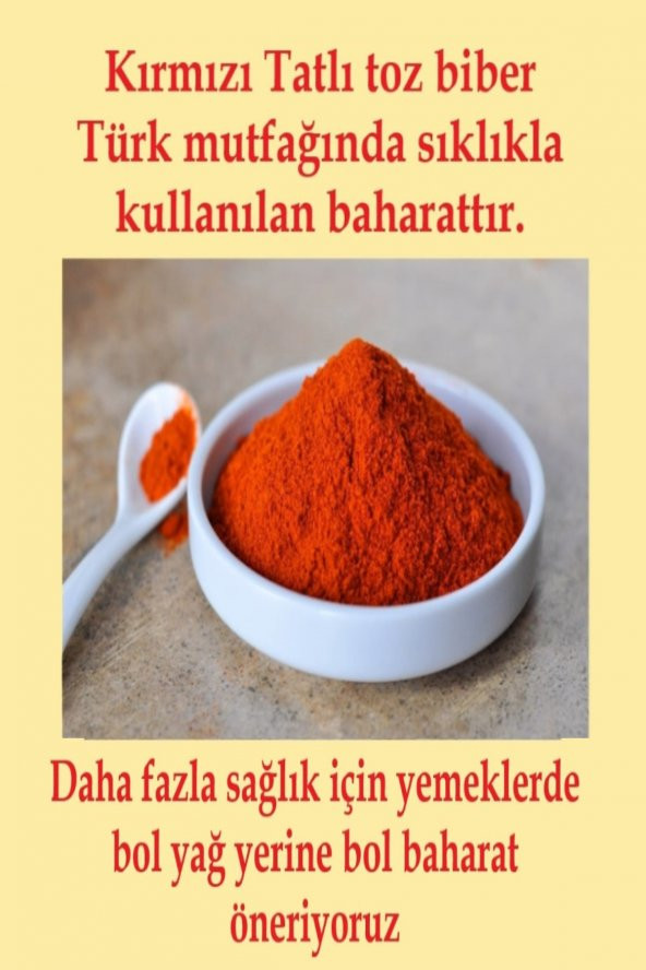 Tatlı Toz Kırmızı Biber 500 gr - 3