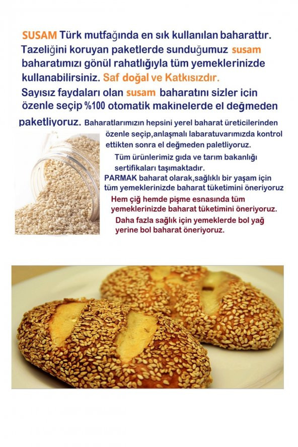 Susam Beyaz 250 gr - 2