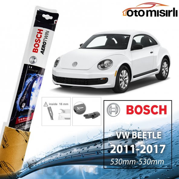 Vw Beetle Muz Silecek Takımı 2011-2017 Bosch Aerotwın
