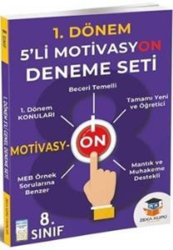 Zeka Küpü Yayınları 8. Sınıf LGS 1. Dönem Motivasyon Deneme Seti