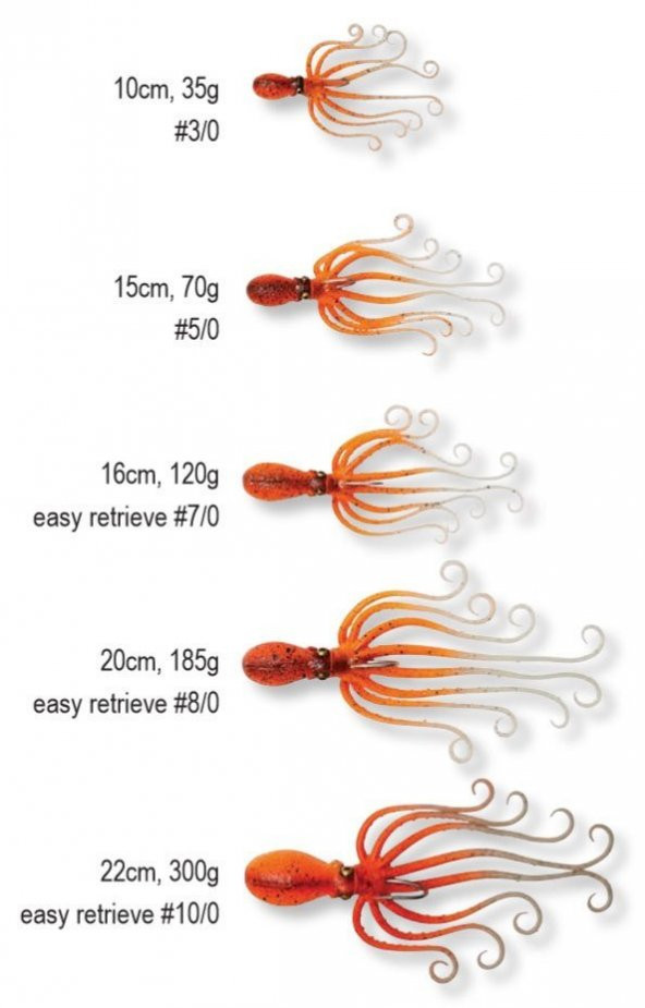 Savage gear Octobus 300g 10cm Suni Yem - 3