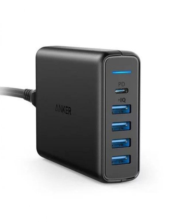 Anker Powerport 5 Speed 60W PD Siyah Şarj Aleti - A2056