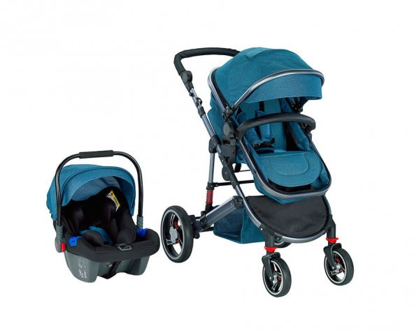 Baby2go 2039 Star Plus Travel Sistem Bebek Arabası-Mavi - 2