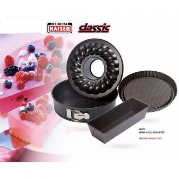 Kaiser Classic Non-Stick 4 Parça Kek Kalıbı Seti - 2