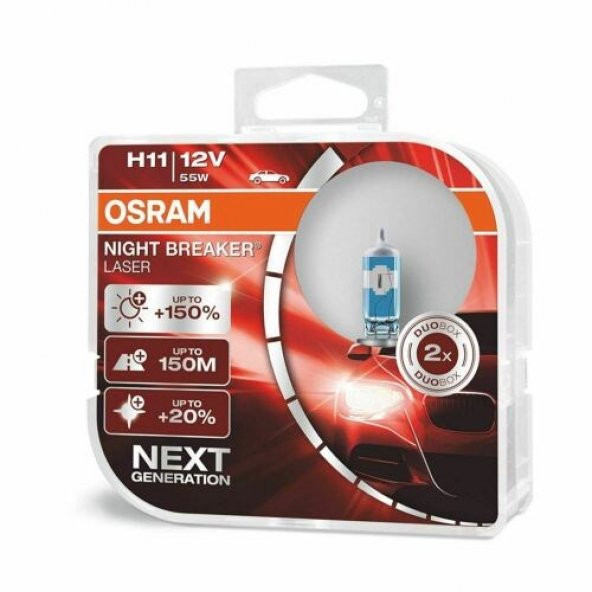 Osram Night Breaker Laser H11 Ampul Takımı 150 Daha Fazla Işık - 5