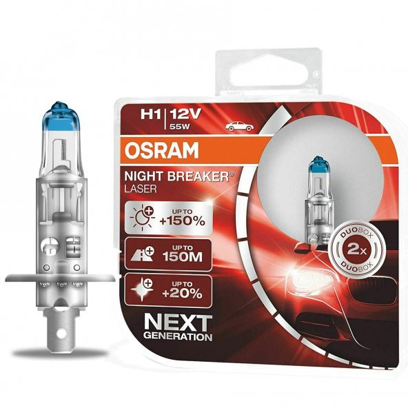 Osram Night Breaker Laser H1 Ampul Takımı 150 Daha Fazla Işık - 7