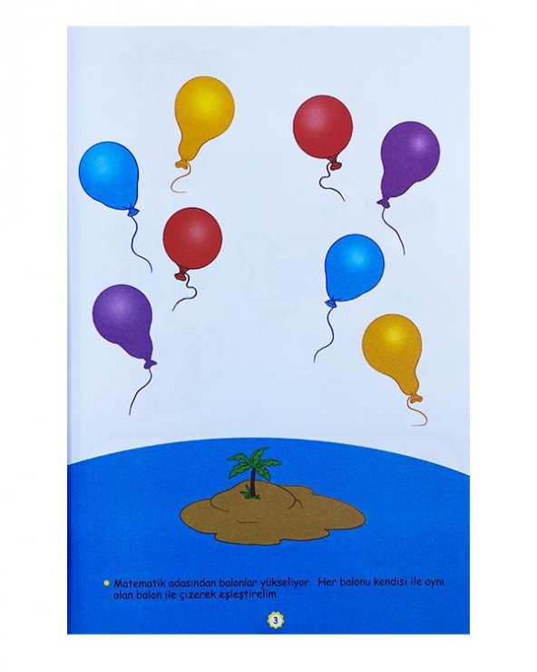 5 Yaş Matematik Adası Kitabı (İlkAdım Yayınevi) - 2