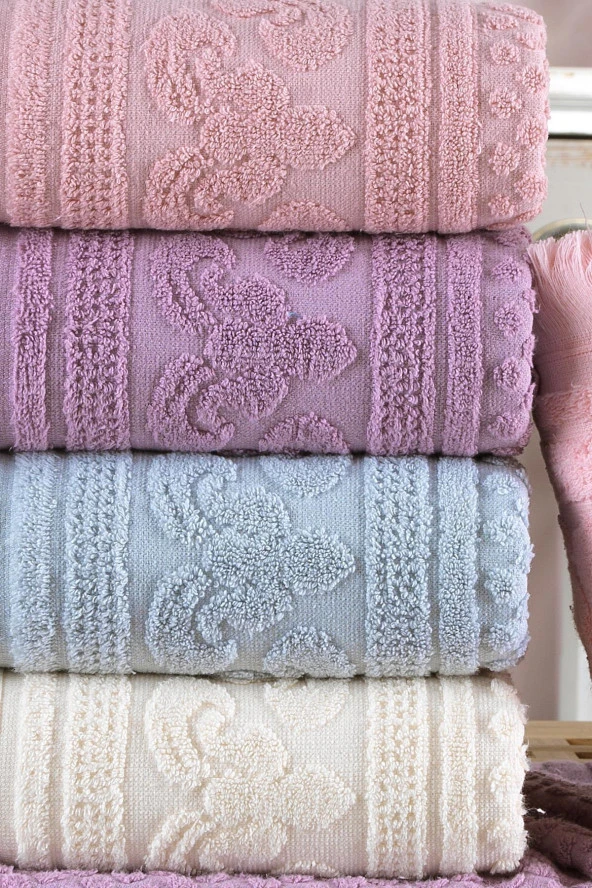 Premium 6lı 50x90 cm El & Yüz Havlu Seti | 100 Pamuklu - 2