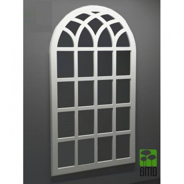 Dekoratif Şık Pencere Model Duvar Aynası 100-70CM 18 MM KALINLIK