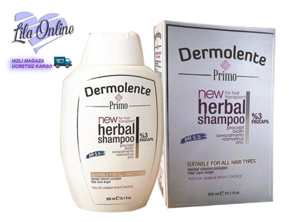 Dermolente Saç Dökülmelerine Karşı Procapil Şampuan 300ML