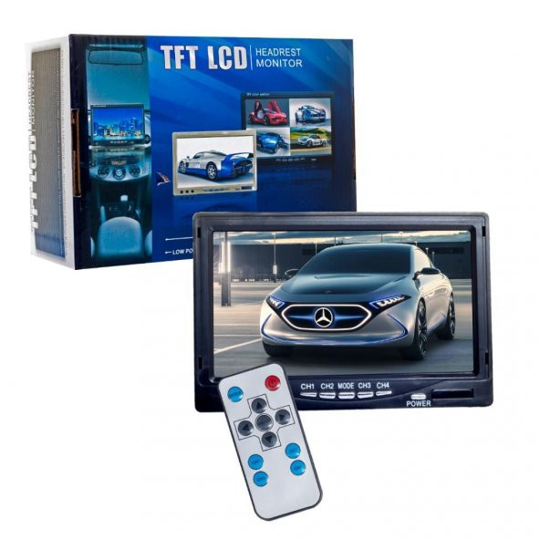 Araç İçi Geri Görüş ve Video Monitörü LCD Ekran Carmaniaks CRME0052
