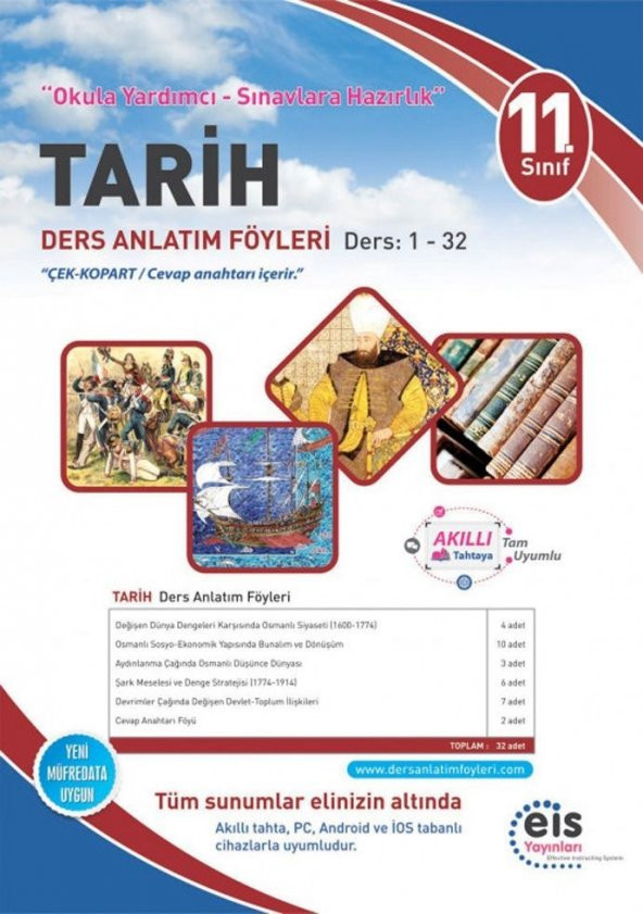 Eis Yayınları 11. Sınıf Tarih DAF Ders Anlatım Föyleri