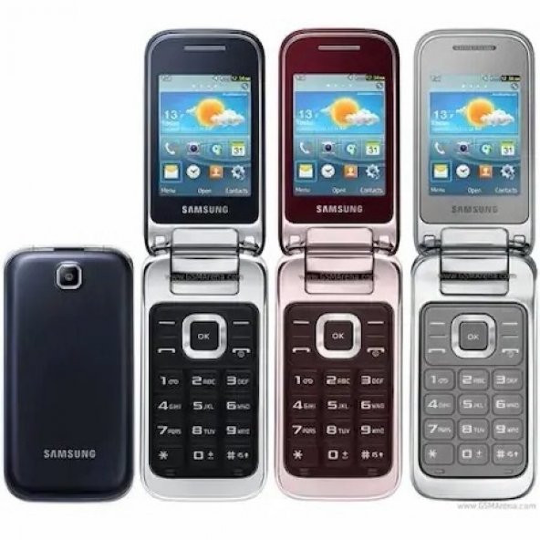 Samsung C3222 W Aktif Kapaklı Tuşlu Cep Telefonu 2 Yıl İthalatçı Garantili