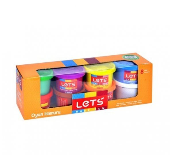 LETS OYUN HAMURU 8 RENK 800 GR L-8348 - 2