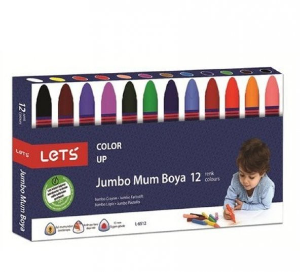 LETS MUM BOYA 12 RENK JUMBO L-6512 - 2