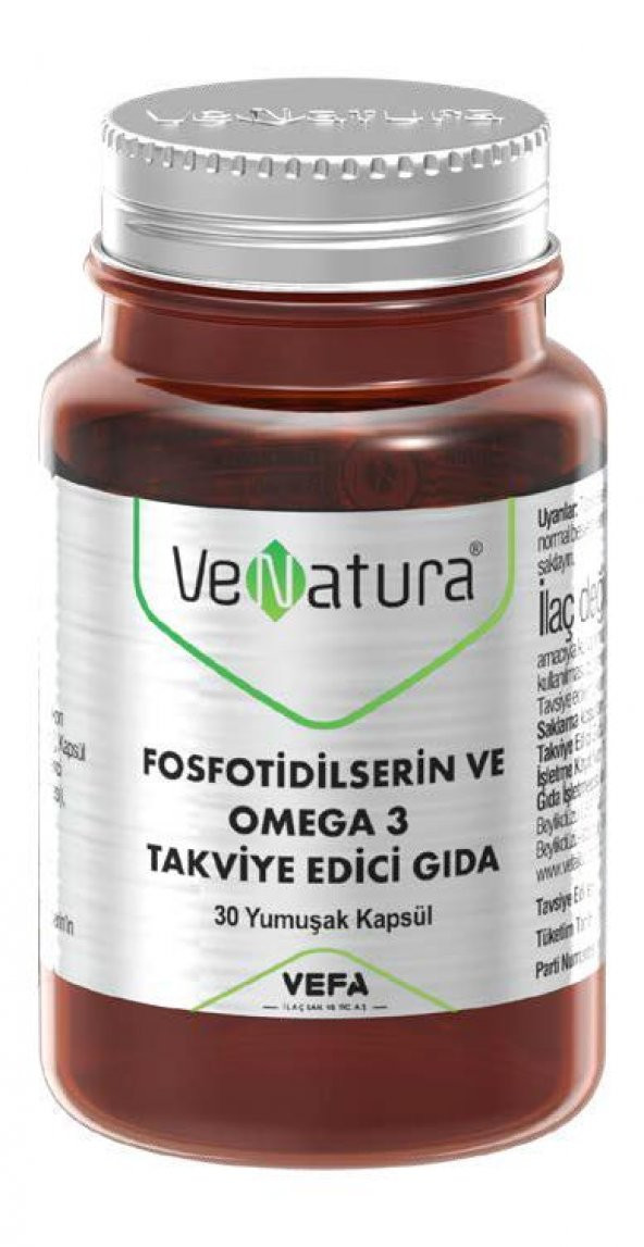 Venatura Fosfotidilserin ve Omega-3 30 Yumuşak Kapsül