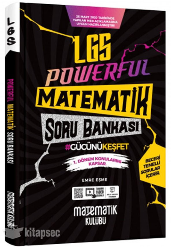 Matematik Kulübü Yayınları 8. Sınıf Lgs Powerful Matematik Soru Bankası - 2