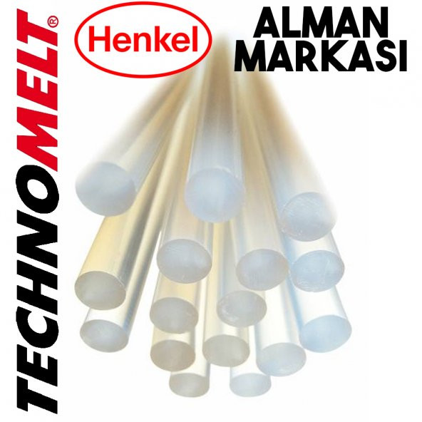 HENKEL (ALMAN MARKASI) TechnoMelt Sıcak Silikon KALIN ŞEFFAF MUM