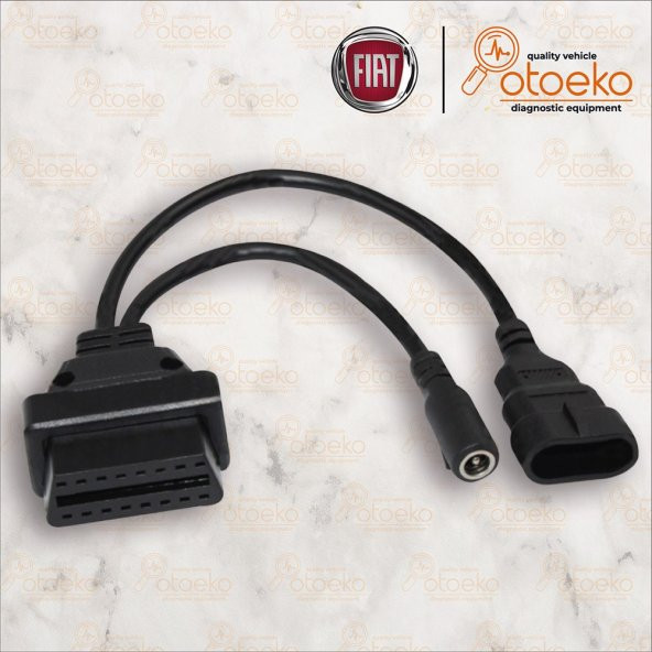 Fiat 3 Pin - Obd2 Dönüştürücü Kablo Multiecuscan Delphi Autocom Elm327 - 2