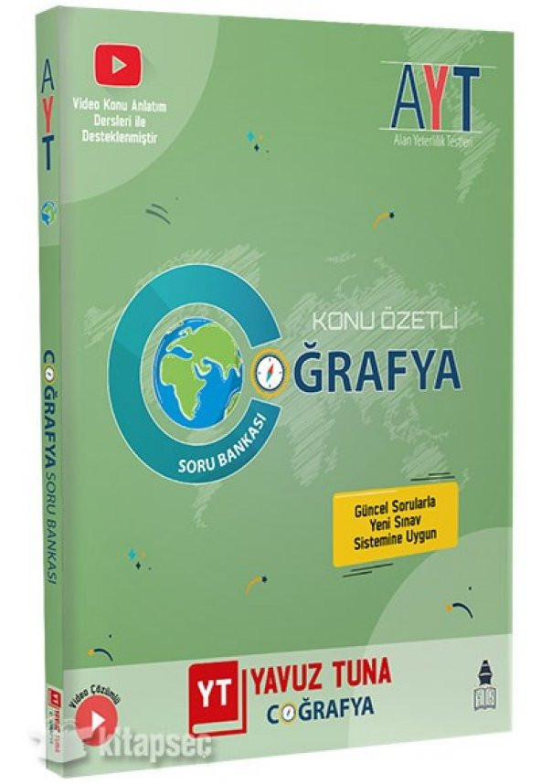 AYT Coğrafya Konu Özetli Soru Bankası Yavuz Tuna - tonguç akademi