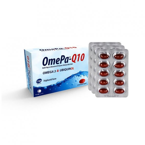 Omepa Omega-3 Ve Koenzim Q10 30 Yumuşak Kapsül