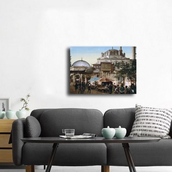 Tablosan Emetullah Râbia Gülnûş Valide Sultan Camii Kanvas Tablo
