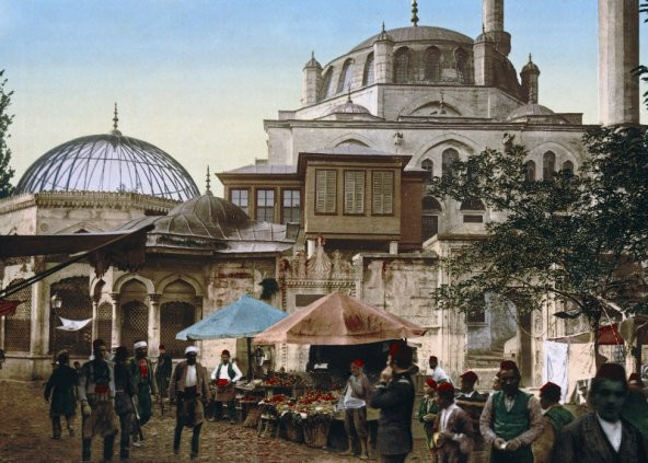 Tablosan Emetullah Râbia Gülnûş Valide Sultan Camii Kanvas Tablo - 2