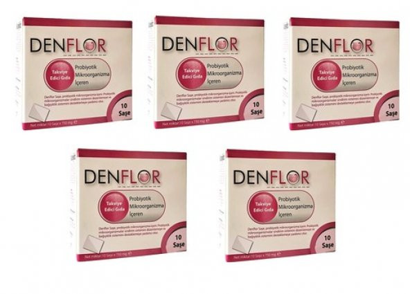 Denflor Probiyotik 10 şase - 5 li paket
