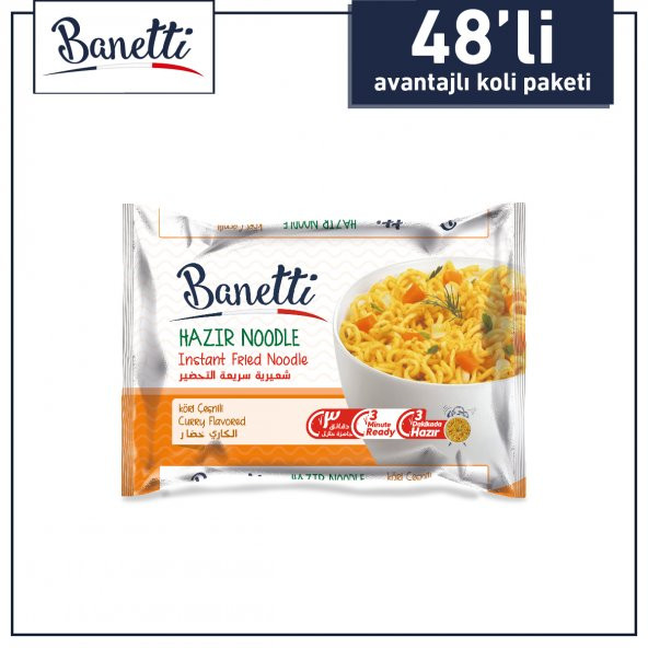Banetti 48'li Köri Çeşnili Noodle Paket