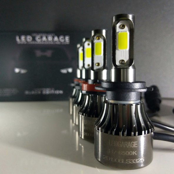 Led Garage Black Edition H7 Led Xenon 8400 Lümen 6500K Şimşek Etkili