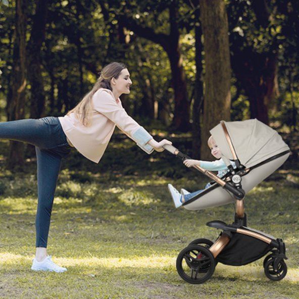 Huggy Egg 6 İn 1 Travel Sistem Bebek Arabası - 10