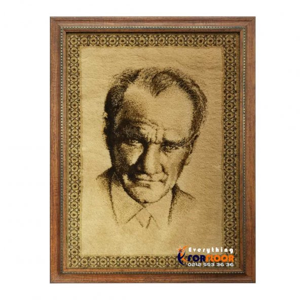 Dokuma Halı Atatürk Portresi 60x79cm - 1