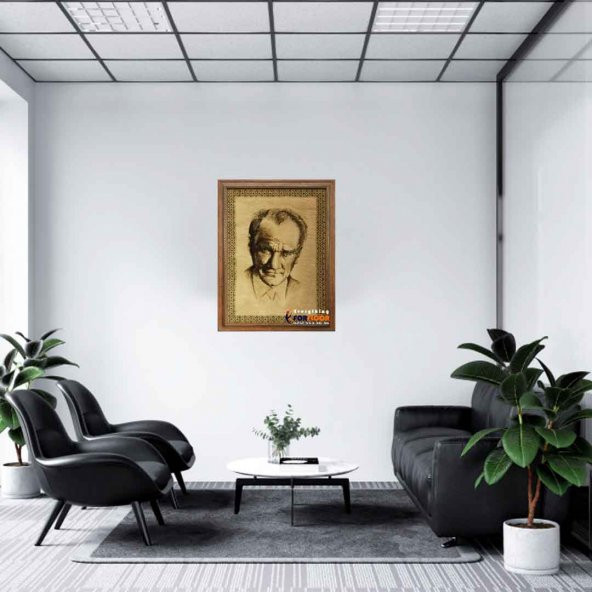 Dokuma Halı Atatürk Portresi 60x79cm - 2