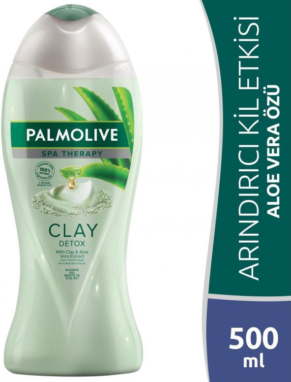 Palmolive Duş Jeli Spa Therapy Clay Detox Kil Ve Aloe Vera Özlü 500 Ml
