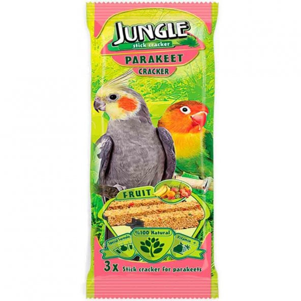 Jungle Paraket Papağan Krakeri 3lü