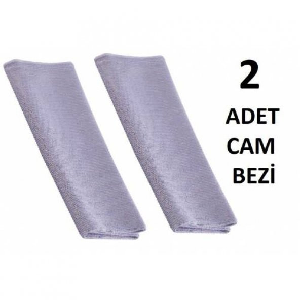 Biobellinda 2 Adet Mikrofiber Cam Bezi (40X40 Cm)